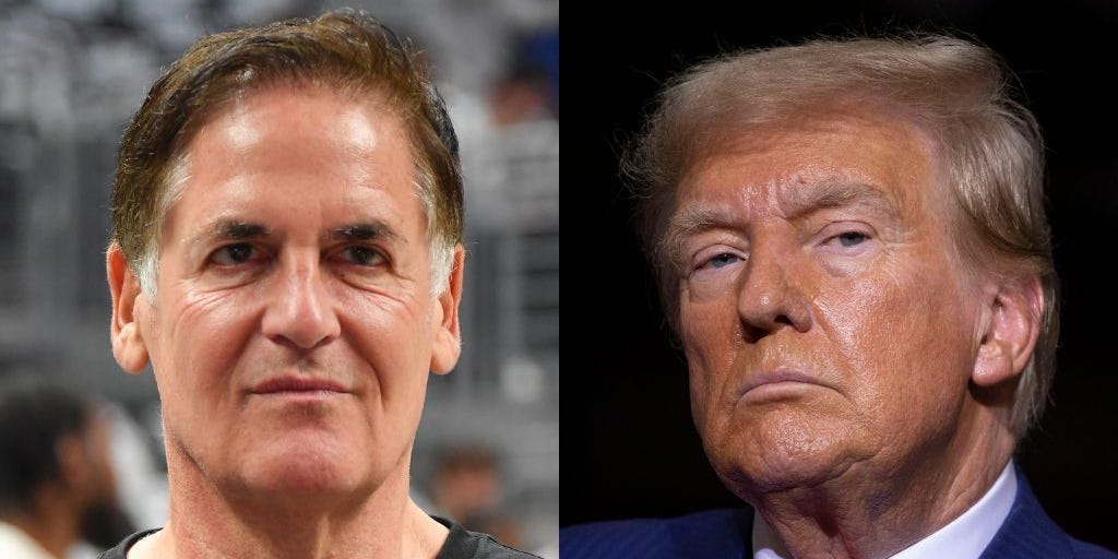 Mark Cuban says Trump's billionaire supporters know they can fool him because he's "very active, and has no core values."